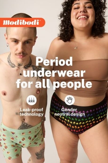 Modibodi develops All-Gender collection with first ever period